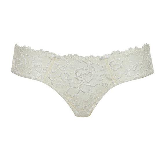 Slip donna sposa Lormar palladium in pizzo floreale