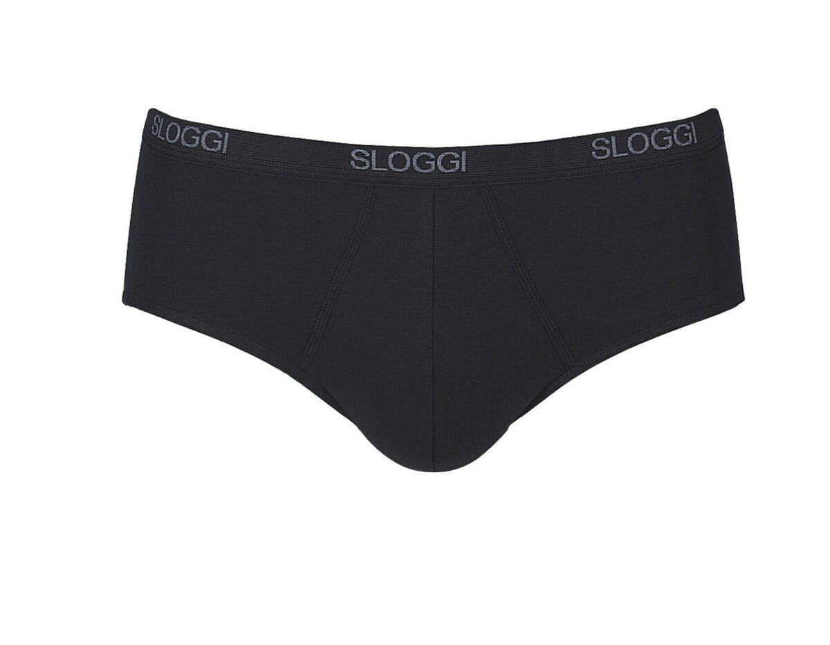 Slip sloggi midi uomo cotone elasticizzato 2 pezzi