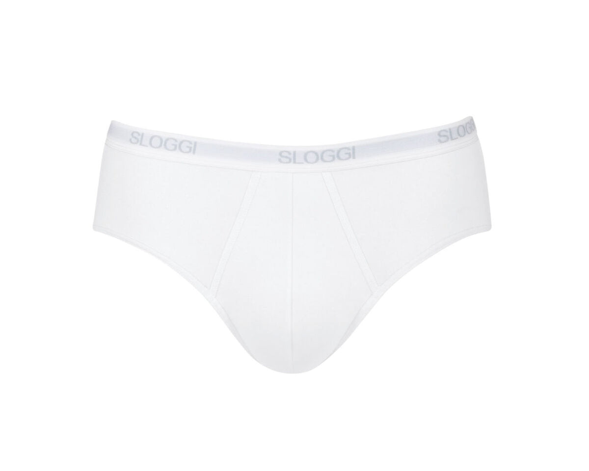 Slip sloggi midi uomo cotone elasticizzato 2 pezzi