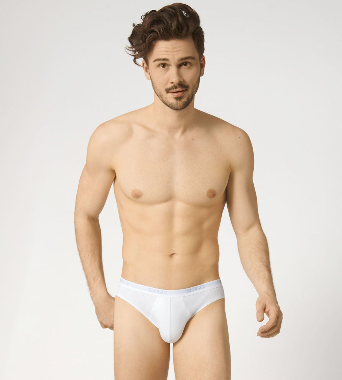 Slip da uomo sloggi mini vita bassa cotone 2 pezzi