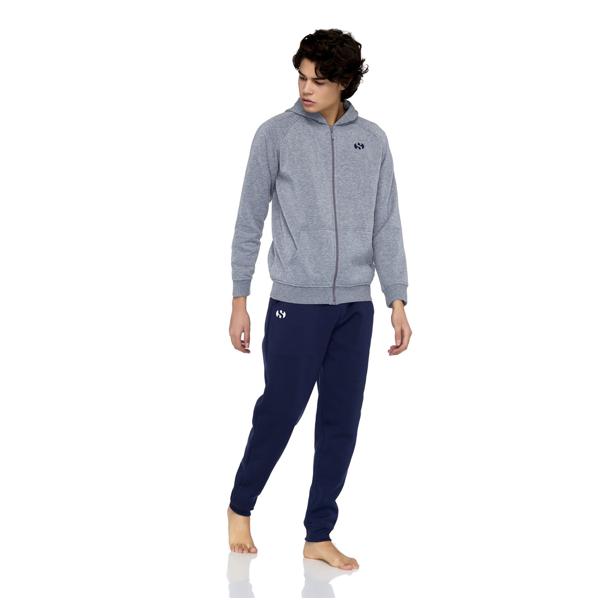Tuta uomo Superga 20711 felpata con cappuccio