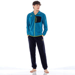 Tuta uomo royal e blu pile micropolar Superga SMW22330 