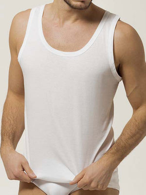 Canottiere uomo spalla larga cotone Snelly 7014 3 pz