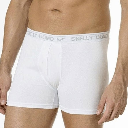 Boxer uomo elasticizzati cotone Snelly U110E 6 pz