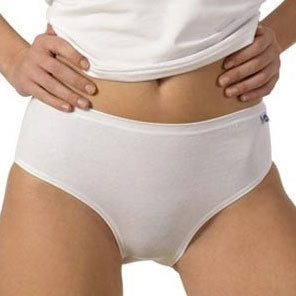 Slip da donna midi Snelly e095 in cotone bielastico antibatterico 6 pz