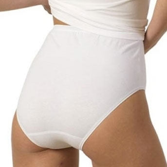Slip da donna culotte vita alta Snelly e396 in cotone 6 pezzi 