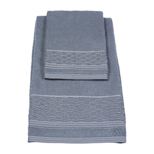 Vingi set asciugamani viso + ospite cotone Sophia avio