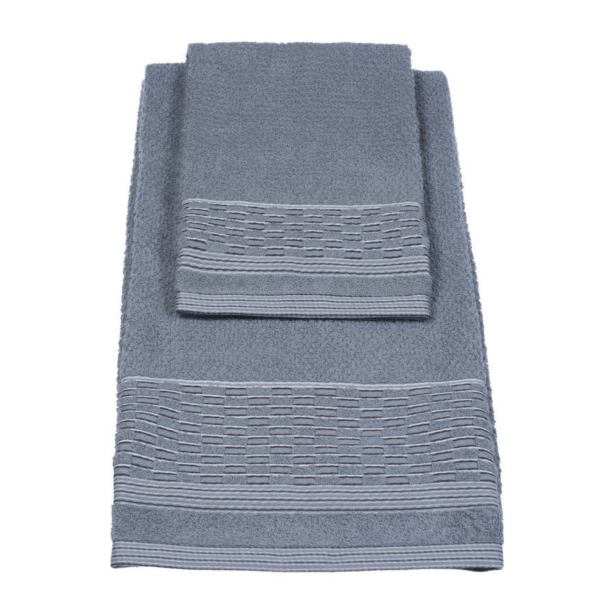 Vingi set asciugamani viso + ospite cotone Sophia avio