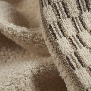 Vingi set asciugamani viso + ospite cotone Sophia beige