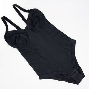 Body contenitivo senza ferretto Spiman 356 in cotone elasticizzato