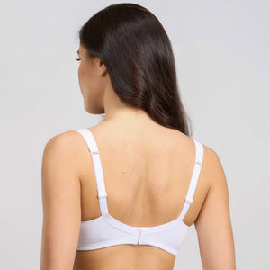 Reggiseno senza ferretto Spiman Paprica cotone elasticizzato e pizzo