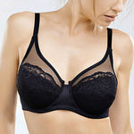 Reggiseno imbottito con ferretto Spiman 2387 coppa C in pizzo