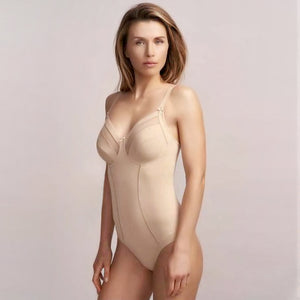 Body contenitivo senza ferretto Spiman 356 in cotone elasticizzato