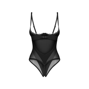 Body intimo sexy hot seno cavallo aperto con ferretto Stelisa Obsessive
