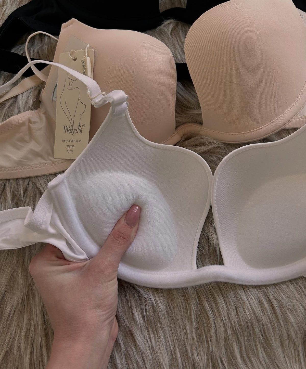 Reggiseno push up Iyali Stella con ferretto multiposizione
