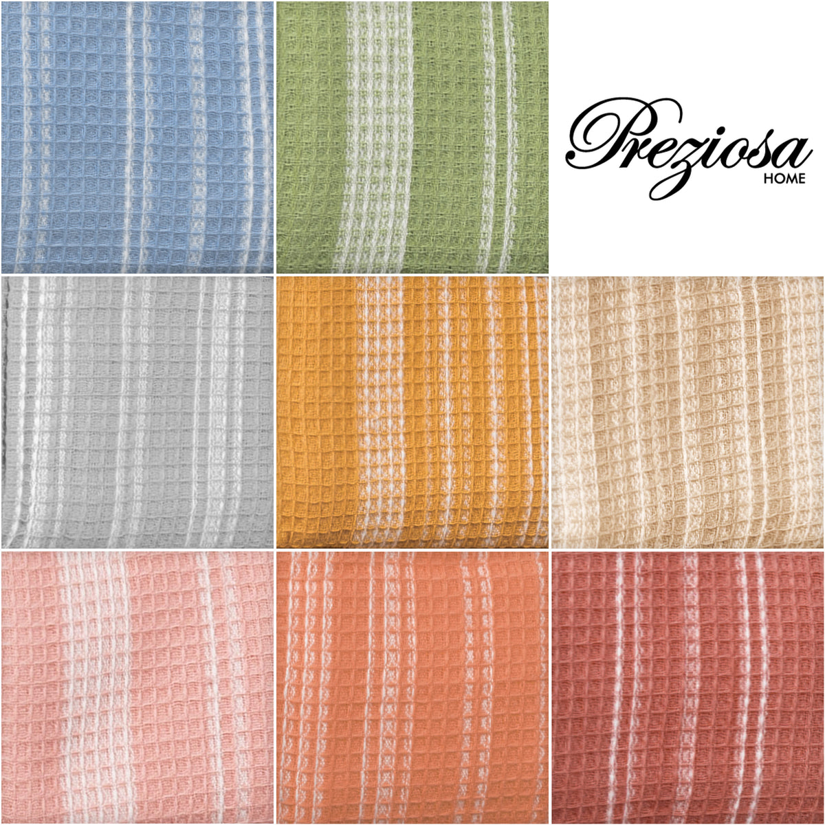 Set da 4 strofinacci Preziosa Calypso 100% cotone