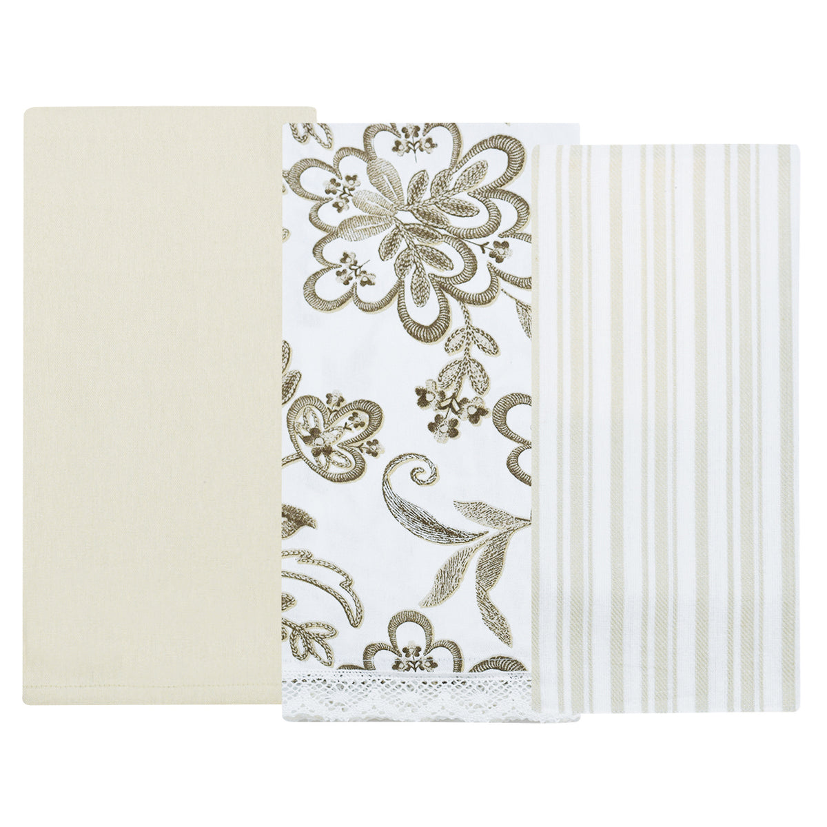 Strofinacci da cucina cotone Preziosa Calisè S06 3 pezzi