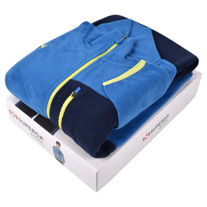 Tuta uomo royal e blu pile micropolar Superga SMW22330 