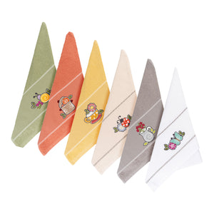 Strofinacci canovacci per cucina 100% cotone vingi SUSY 6 pz