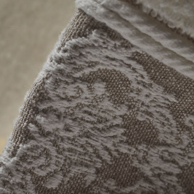 Vingi set asciugamani viso + ospite cotone Sveva beige