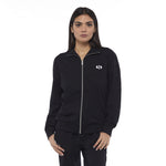 Tuta donna cotone Superga full zip SWS23206 nera