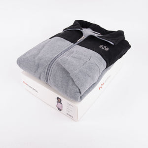 Tuta donna invernale Superga 21673 aperta micropile grigio melange