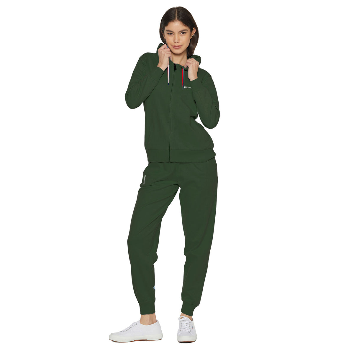 Tuta Donna felpata con cappuccio Superga SWW25758