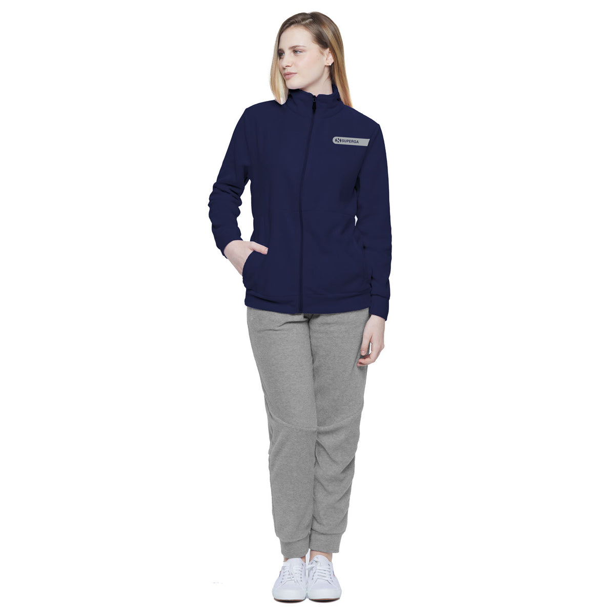 Tuta Donna micropolar aperta Superga SWW25770