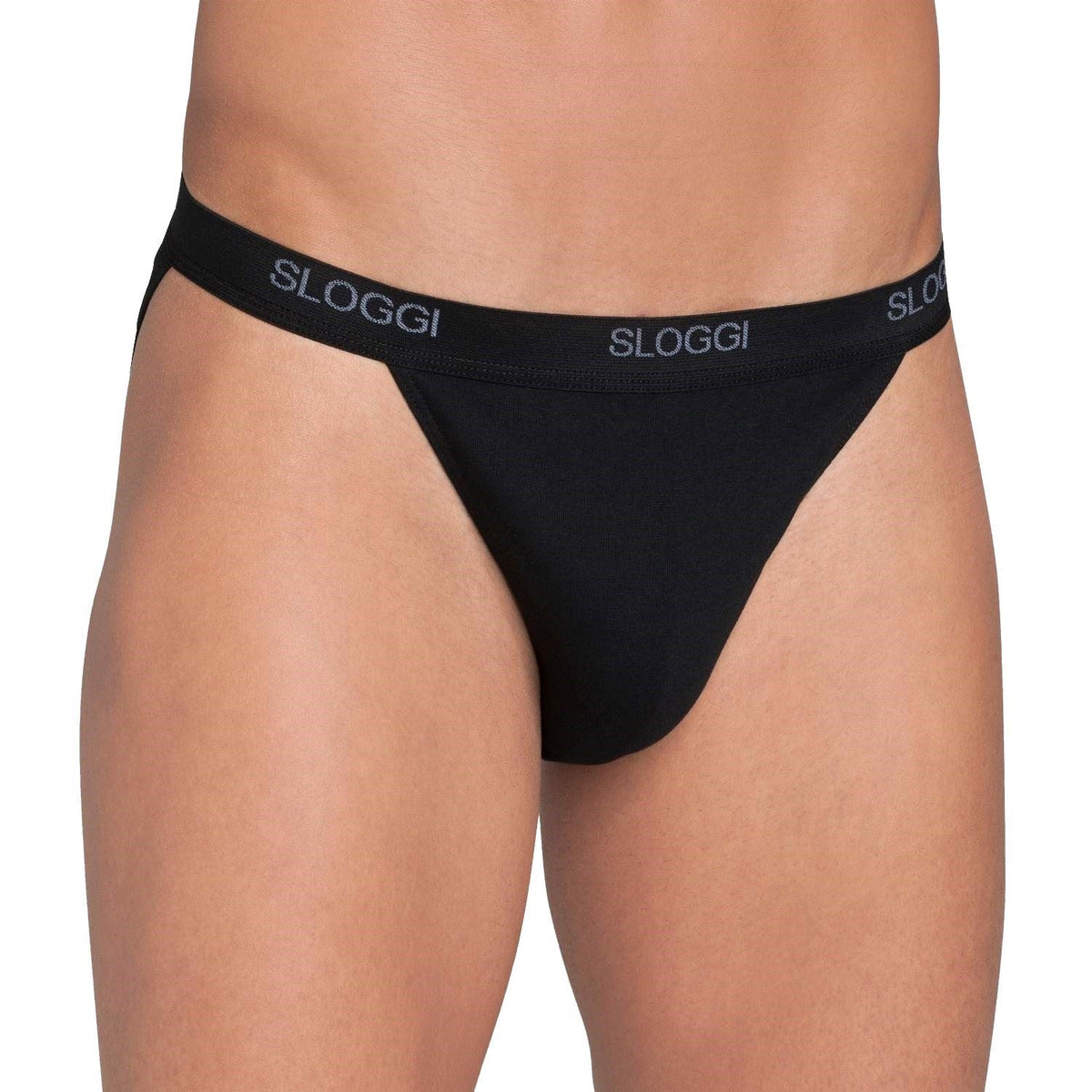 Tanga da uomo Sloggi in cotone elasticizzato 2 pezzi