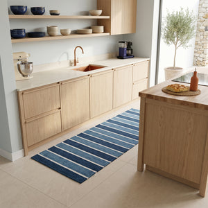 Tappeto a righe antiscivolo Zambaiti jacquard gobelin