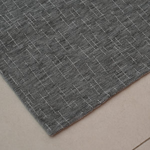 Tappeto fantasia quadratini astratti antiscivolo Zambaiti jacquard