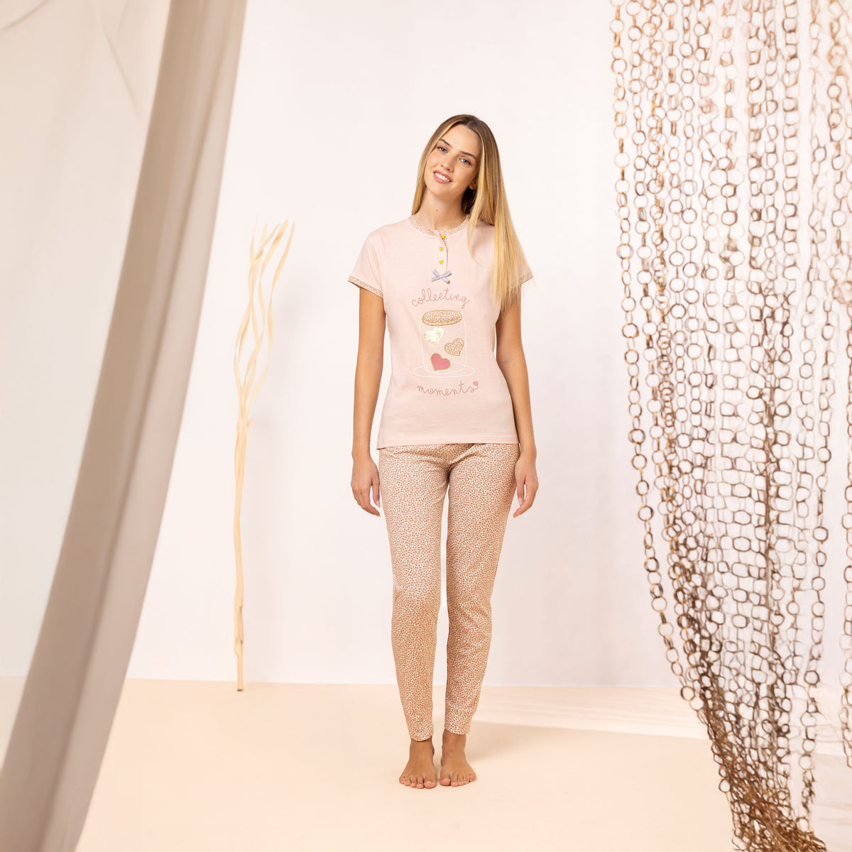 Pigiama Donna Tris con Doppio Pantalone Irge TD50