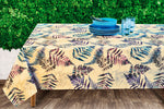 Tovaglia Vingi Tiffany cotone cod. 04 con foglie 