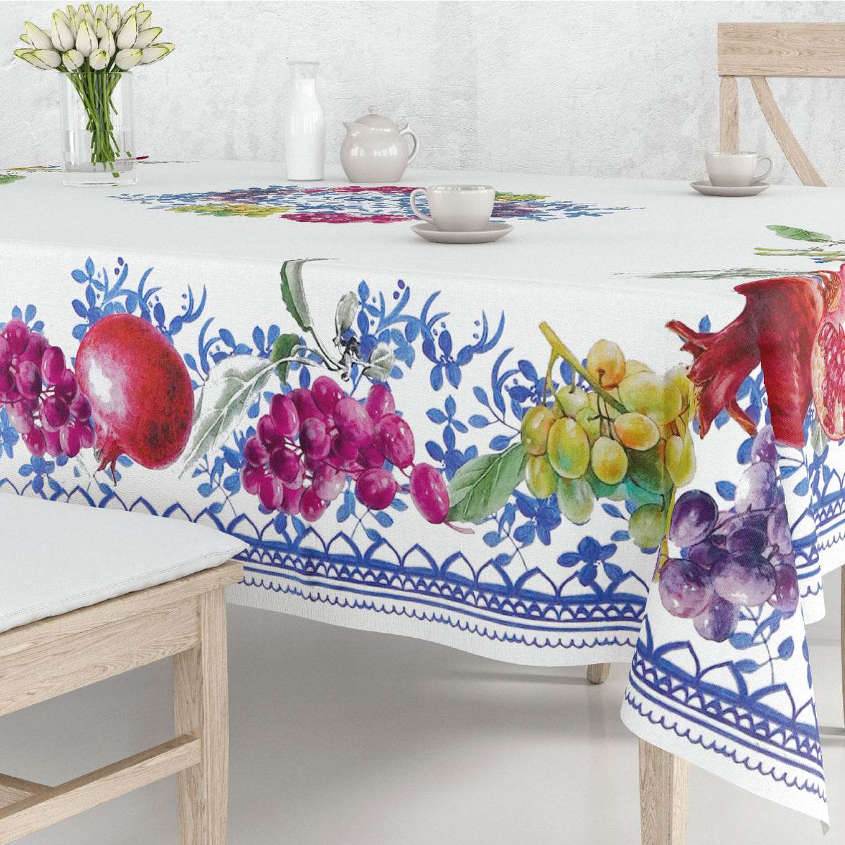 Tovaglia Vingi Tiffany cod.19 fantasia frutta cotone