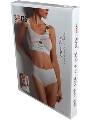 Brassiere Reggiseno senza ferretto modellante top sensì