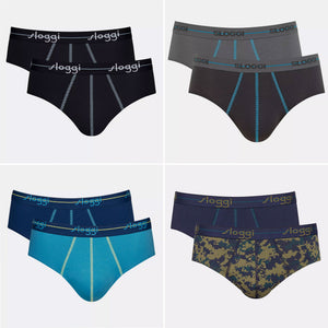 Slip uomo Sloggi start midi 2 pezzi 