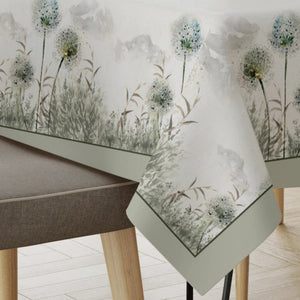 Tovaglia cotone con fiori di tarassaco Vingi Tiffany dis.35