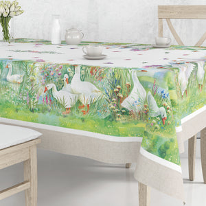 Tovaglia Vingi Tiffany cod.05 fantasia oche cotone