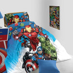 Copriletto trapunta invernale Avengers Marvel