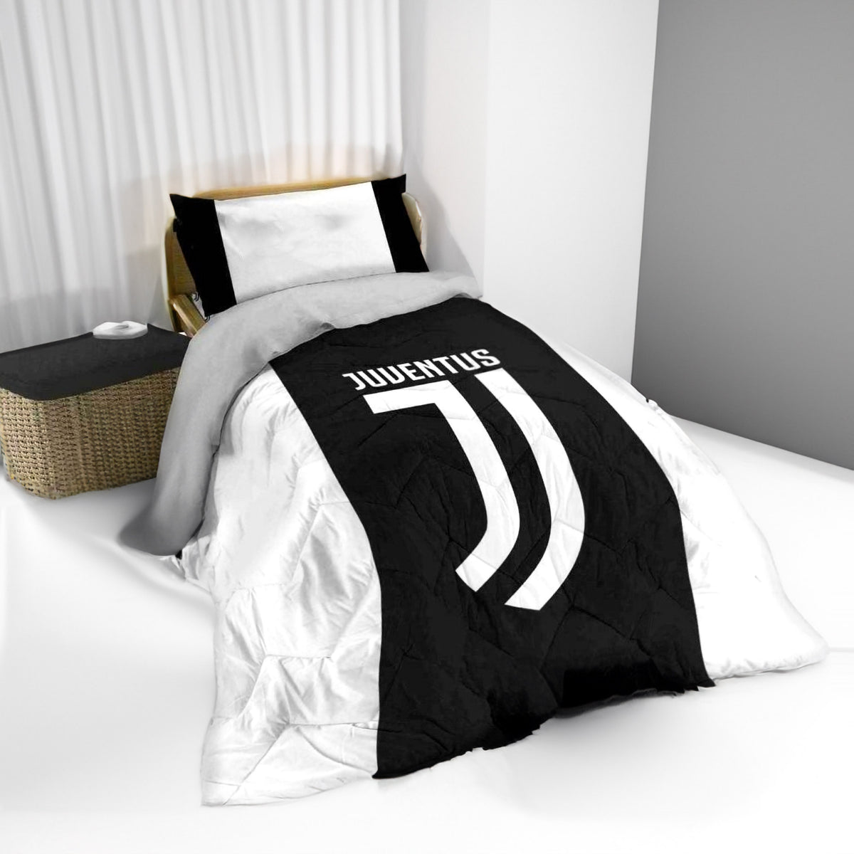 Trapunta piumone invernale Juventus FC singolo una piazza