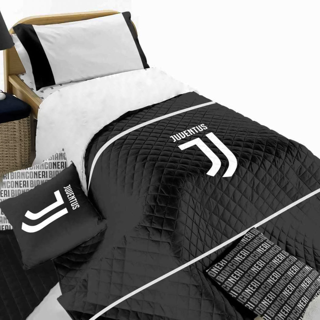 Copriletto trapuntato 170x260 Juventus Ufficiale