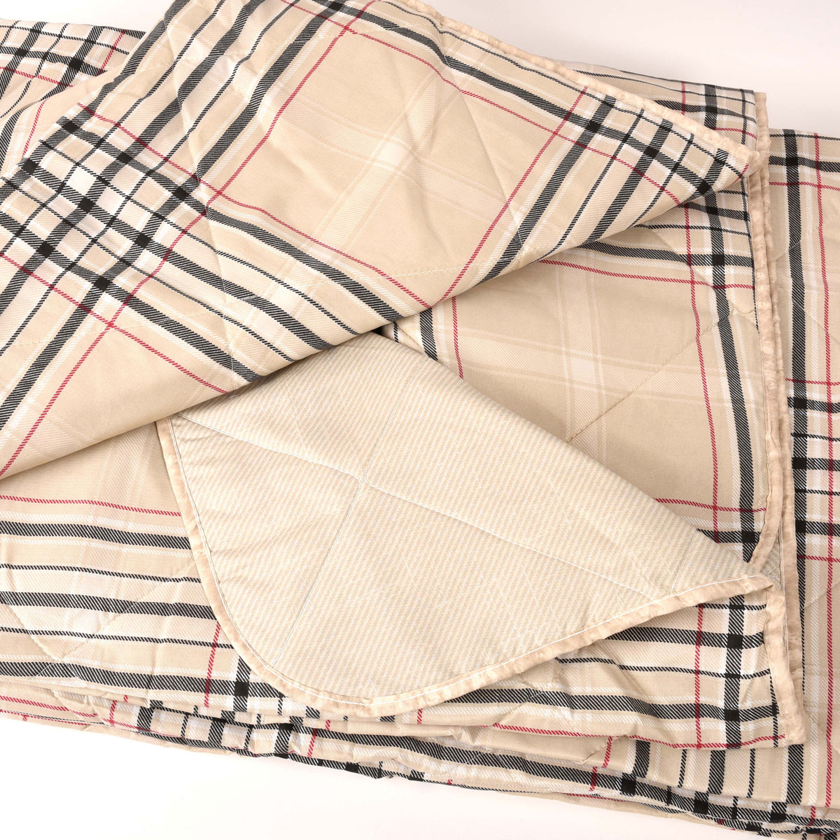 Trapuntino primaverile Irge Murphy matrimoniale double face tartan