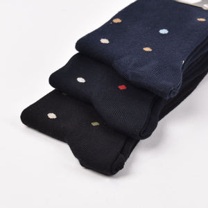 Calze uomo corte caldo cotone Enrico Coveri Trend line 324 var A pois 3 paia