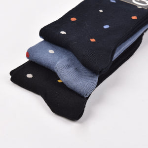 Calze uomo corte caldo cotone Enrico Coveri Trend line 324 var C pois 3 paia
