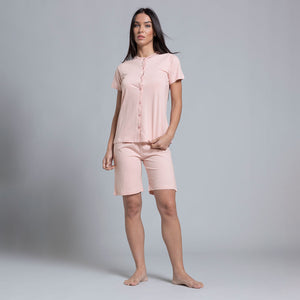 Pigiama donna tris in cotone Biancaluna 26D21758