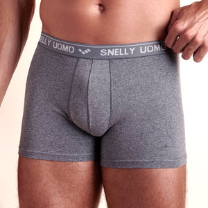 Boxer uomo elasticizzati cotone Snelly U110E 6 pz