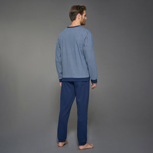 Pigiama uomo 100% caldo cotone Ragno U837N1