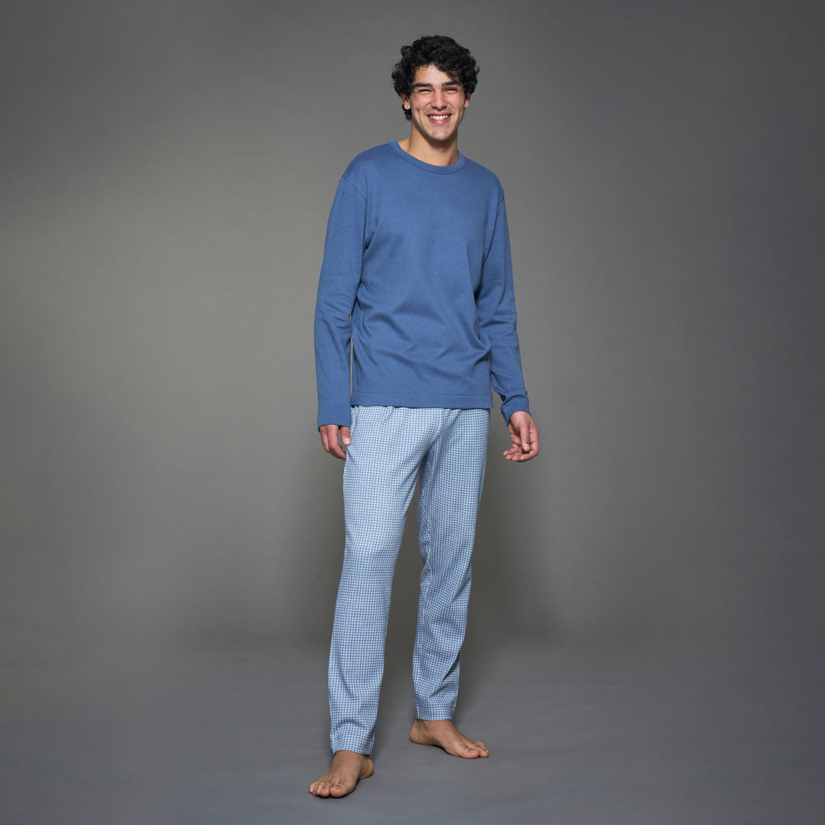 Pigiama 100% caldo cotone uomo Ragno U838NQ