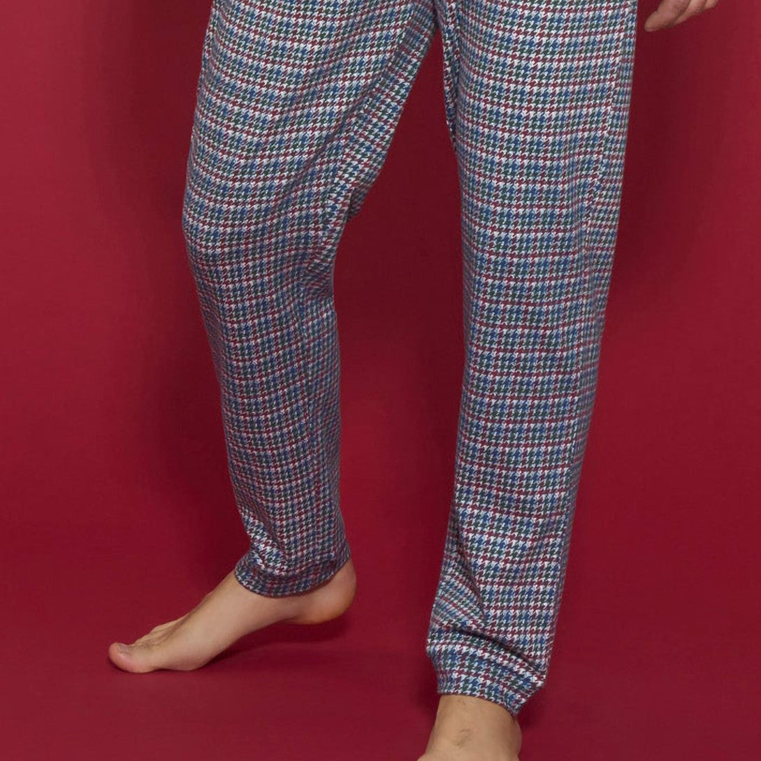 Pigiama uomo 100% caldo cotone a collo alto Ragno U842N0