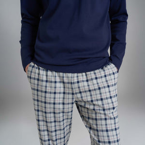 Pigiama uomo tartan caldo cotone Ragno U960NU